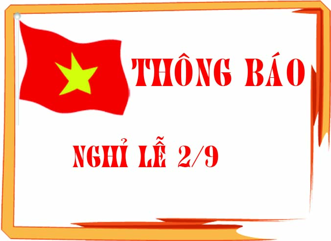 Thông báo lịch nghỉ lễ 02/09/2015